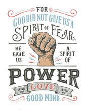 Load image into Gallery viewer, 2 Timothy 1:7 Spirit of Power