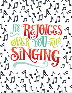 Zephaniah 3:17 He Rejoices Over You