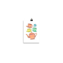 Load image into Gallery viewer, Teatime Illustration Print