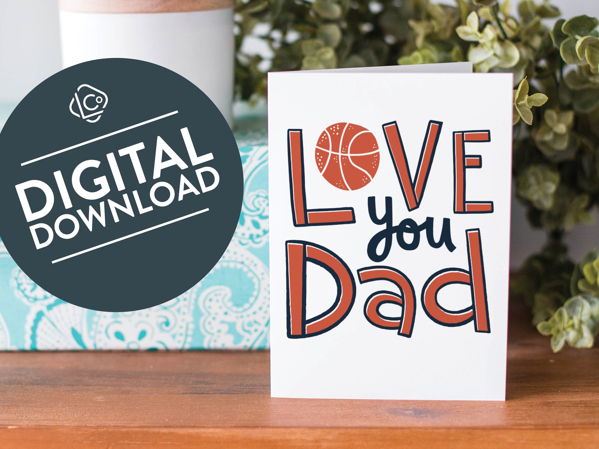 Father's Day Card, With Love To Dad - 10 X 7 Inches - Piccadilly Greetings - View #3