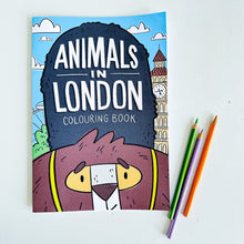 Load image into Gallery viewer, Animals of London Colouring Book