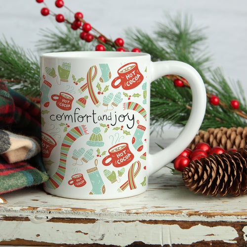 Comfort and Joy Christmas Mug