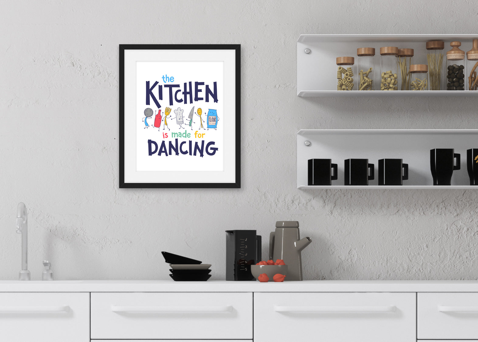 the-kitchen-is-made-for-dancing-laurent-collective for Free Kitchen Printable Wall Art The Kitchen is Made for Dancing – Laurent Collective for Free Kitchen Printable Wall Art