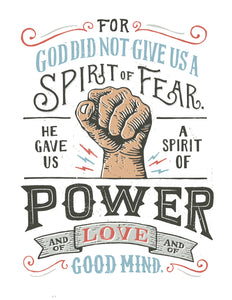 2 Timothy 1:7 Spirit of Power