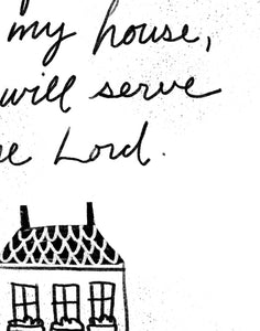 Joshua 24:15 As for Me and My House We Will Serve the Lord