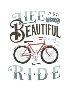 Life is a Beautiful Ride Tote Bag