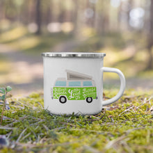 Load image into Gallery viewer, Difficult Roads Often Lead to Beautiful Destinations Enamel Mug