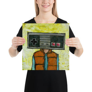 Nintendo Controller Gaming Art Print
