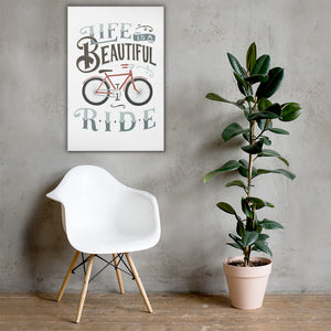 Life is a Beautiful Ride Canvas
