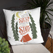 Load image into Gallery viewer, Let&#39;s Sleep Under the Stars Pillow