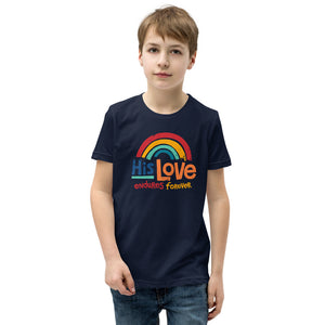 Psalm 118 His Love Endures Forever Youth T-Shirt
