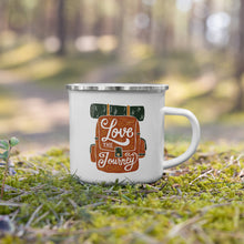 Load image into Gallery viewer, Love the Journey Enamel Mug