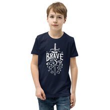 Load image into Gallery viewer, Be Brave Not Safe Youth T-Shirt