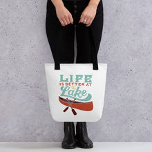 Load image into Gallery viewer, Life is Better at the Lake Tote Bag
