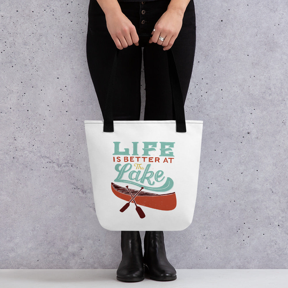 Life is Better at the Lake Tote Bag