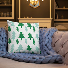 Load image into Gallery viewer, Pine Trees Christmas Pillow