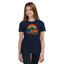 Load image into Gallery viewer, Psalm 118 His Love Endures Forever Youth T-Shirt