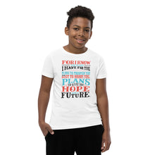 Load image into Gallery viewer, Jeremiah 29:11 Youth T-Shirt